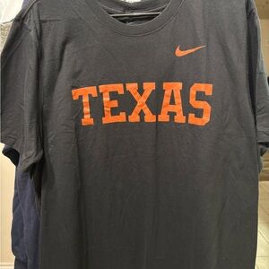 Nike Men's Black Tee Texas Longhorns Size XL